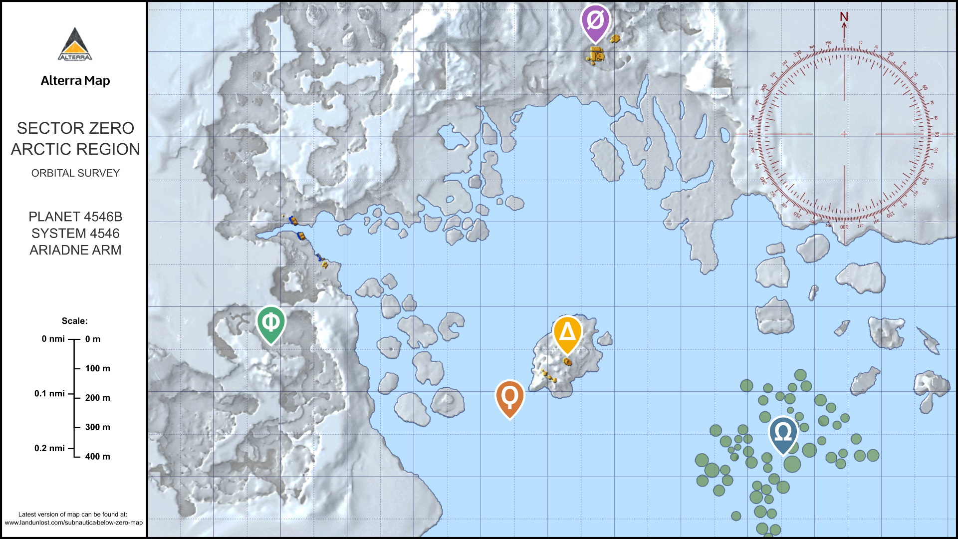 subnautica below zero base map